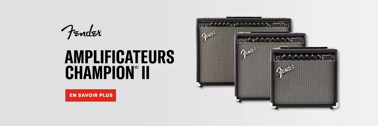 Dcouvrez la gamme Champion II de Fender